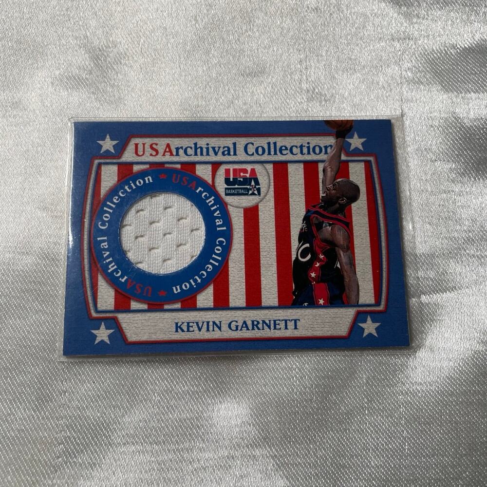 2000 topps USA archival collection Kevin Garnett jersey sports card